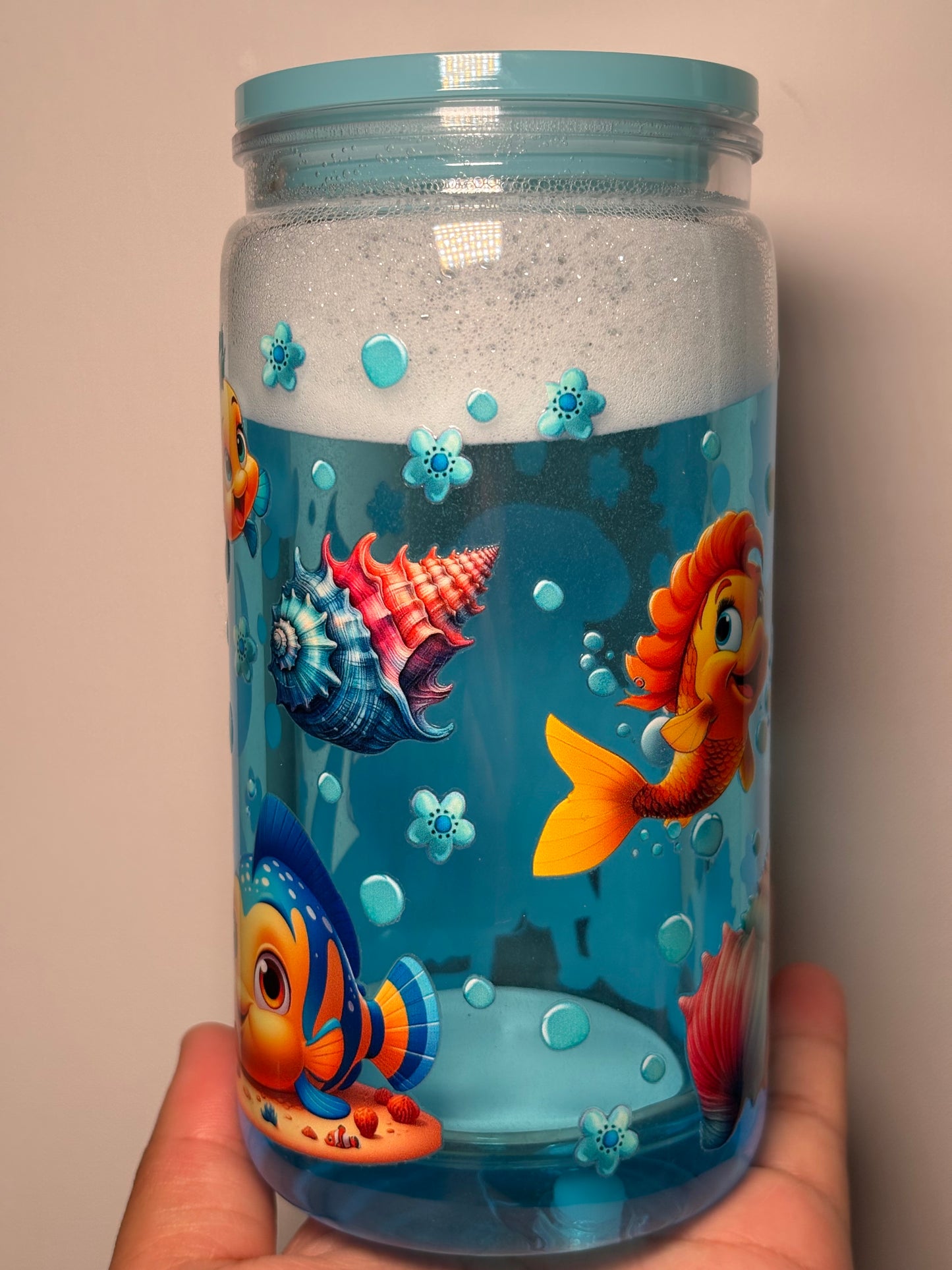 16oz little mermaid snow globe