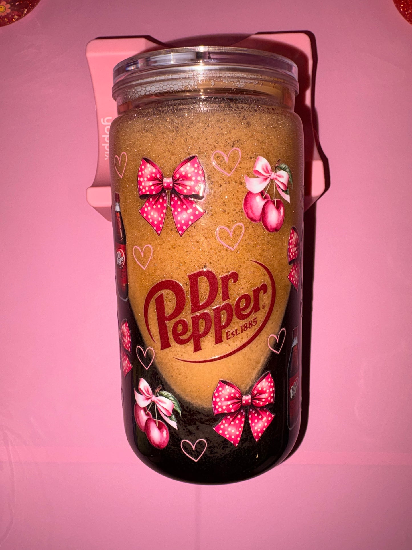 16oz Dr. Pepper snow globe