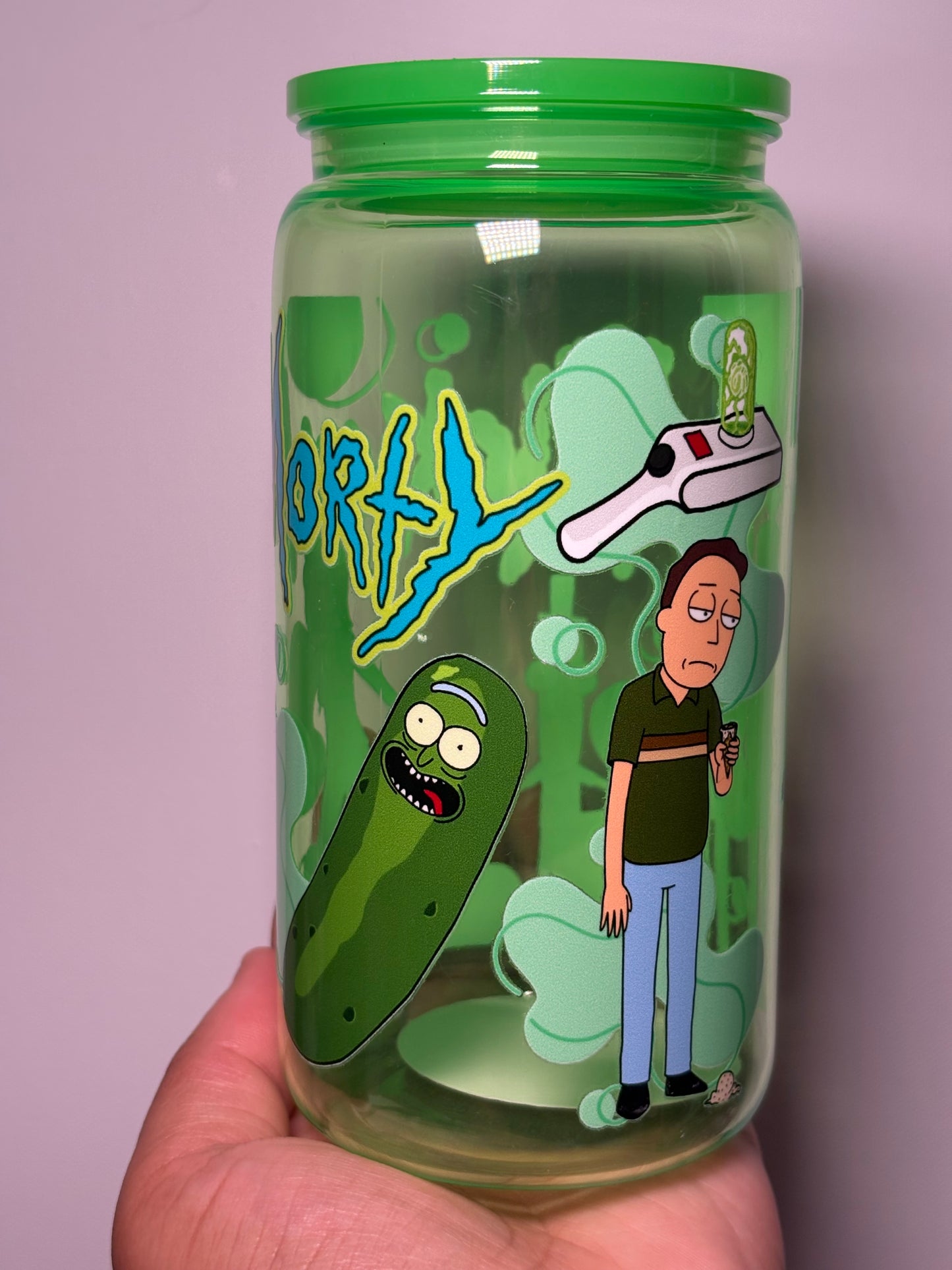 16oz rick and Morty tumbler