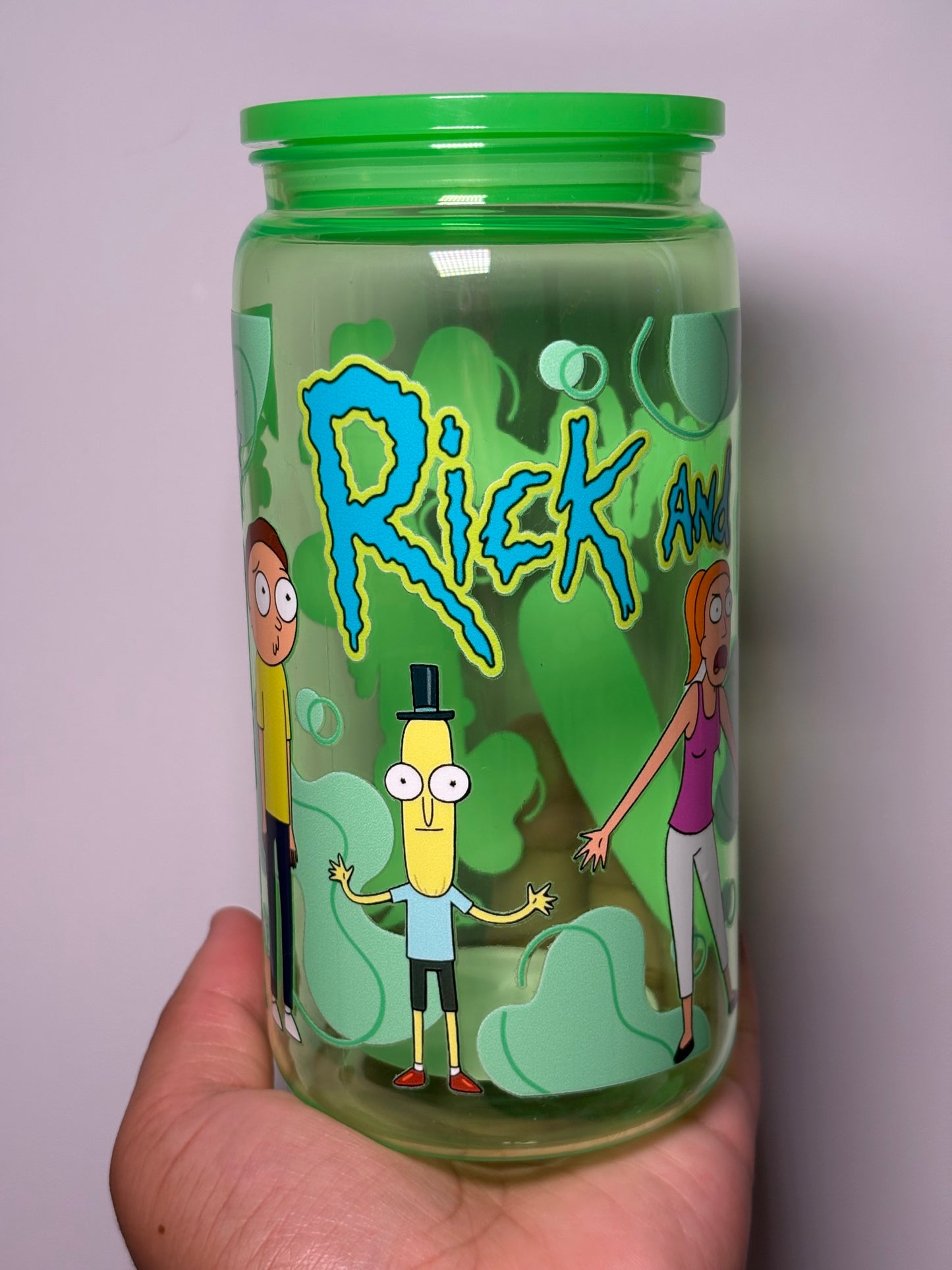 16oz rick and Morty tumbler