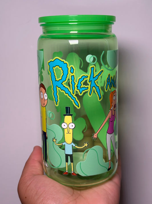 16oz rick and Morty tumbler